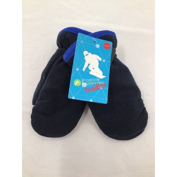 Frostline Essentials Toddler Boys One Size Fits Most Navy Mittens - Picture 1 of 2